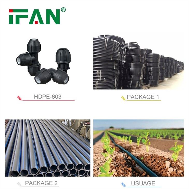 Tubería de riego por goteo de HDPE