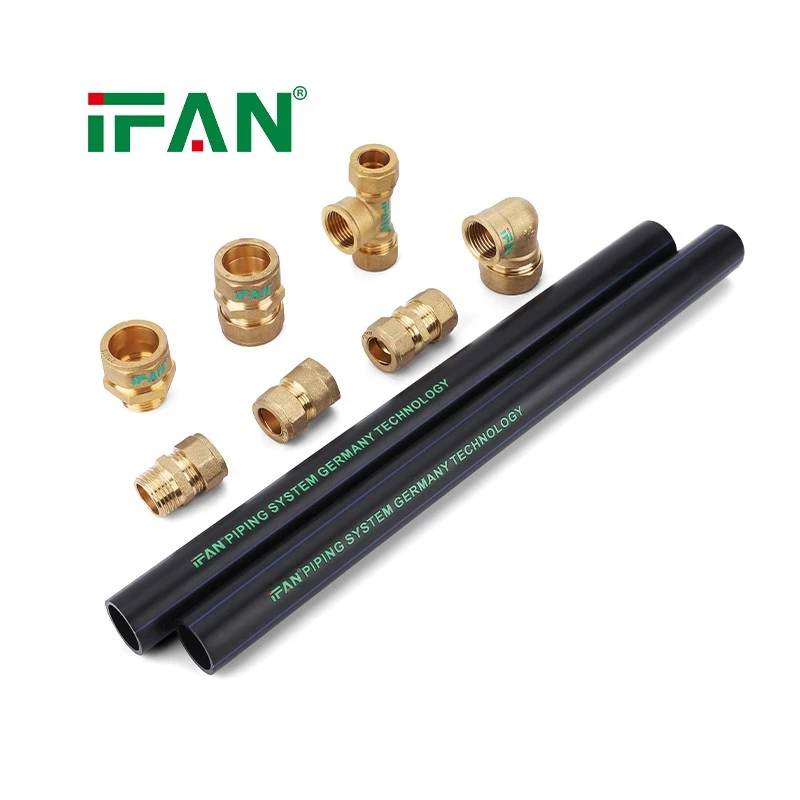 IFAN Brass Compression Fitting PE Pipe Connection Solution factory