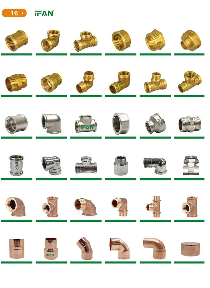 IFAN Brass Compression Fitting PE Pipe Connection Solution high quality