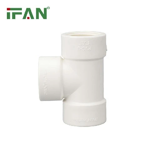 IFAN BS 4346 White UPVC Equal Tee suppliers