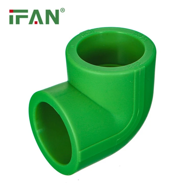 Codo de polipropileno verde ASTM F2389