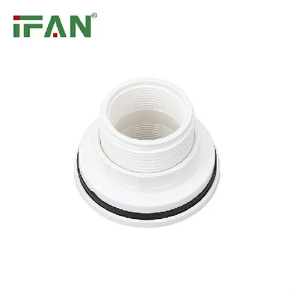 Conexión de tanque de UPVC blanco IFAN BS 4346